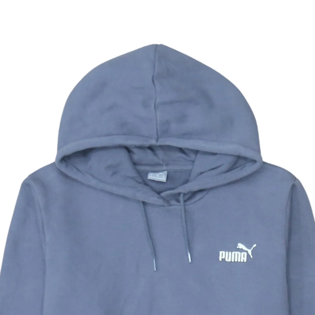 Puma Blue Hoodie Men’s XLarge Printed Chest Logo Drawstring Hood Front Pocket Sweatshirt sold by Vintage Club product image thumbnail 3