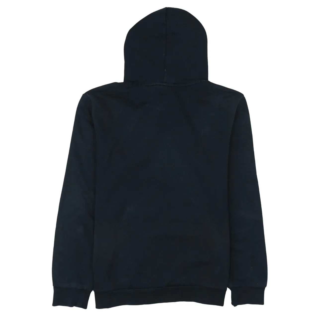 Puma Black Hoodie Men’s Small Printed Chest Logo Drawstring Hood Front Pocket Sweatshirt sold by Vintage Club product image thumbnail 2