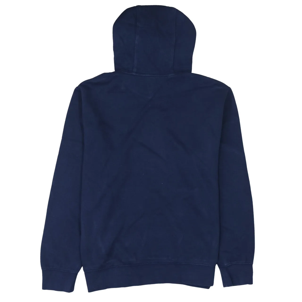 Nike Navy Blue Hoodie Men's Large Embroidered Swoosh Logo Front Pocket Pullover Sweatshirt sold by Vintage Club product image thumbnail 2