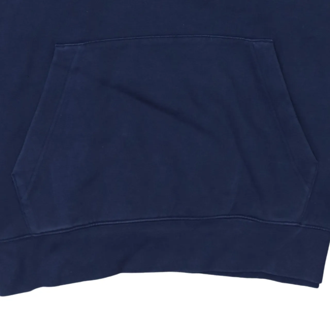 Nike Navy Blue Hoodie Men's Large Embroidered Swoosh Logo Front Pocket Pullover Sweatshirt sold by Vintage Club product image thumbnail 4