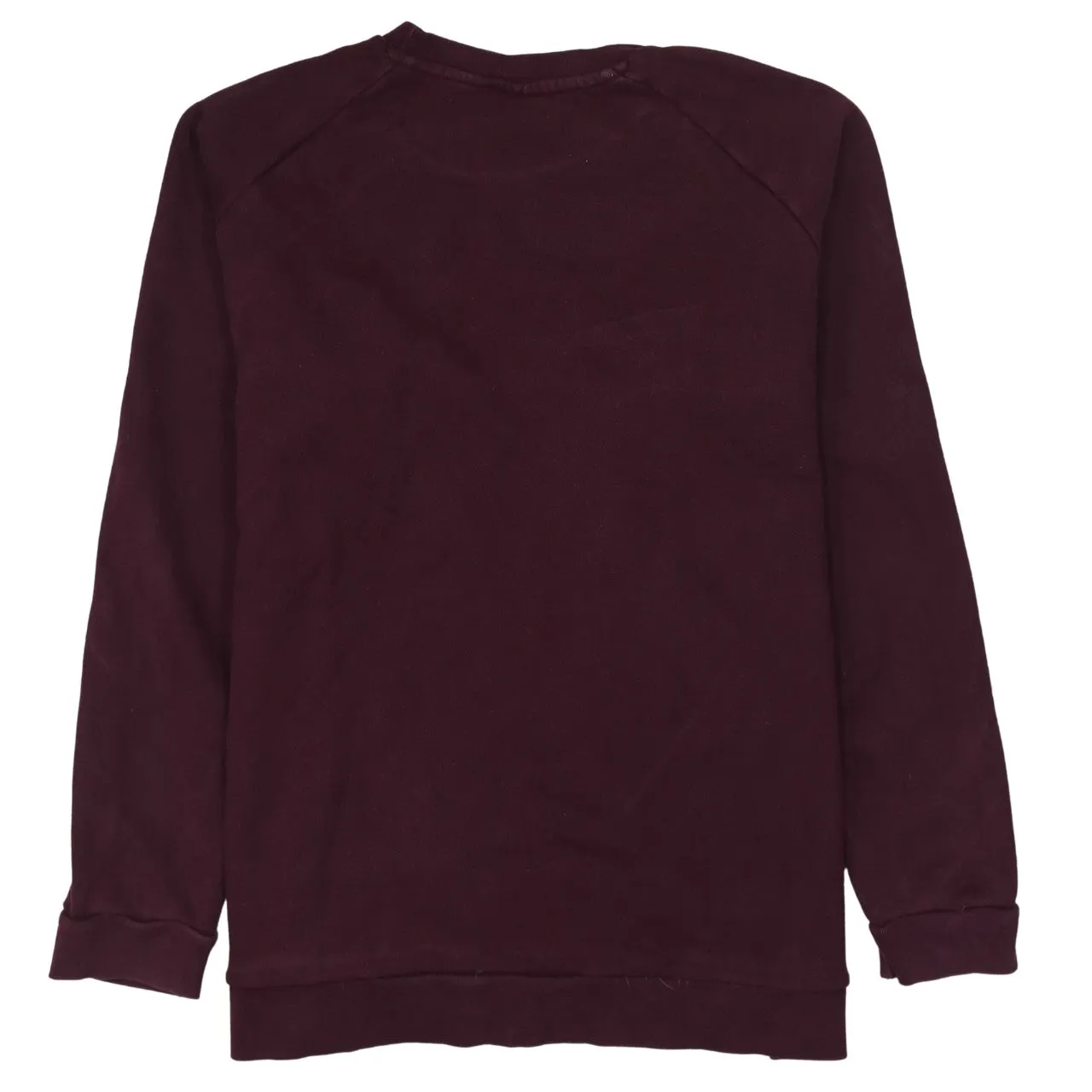 Adidas Burgundy Red Sweatshirt Men's XLarge Printed Trefoil Logo Crewneck Pullover Top sold by Vintage Club product image thumbnail 2