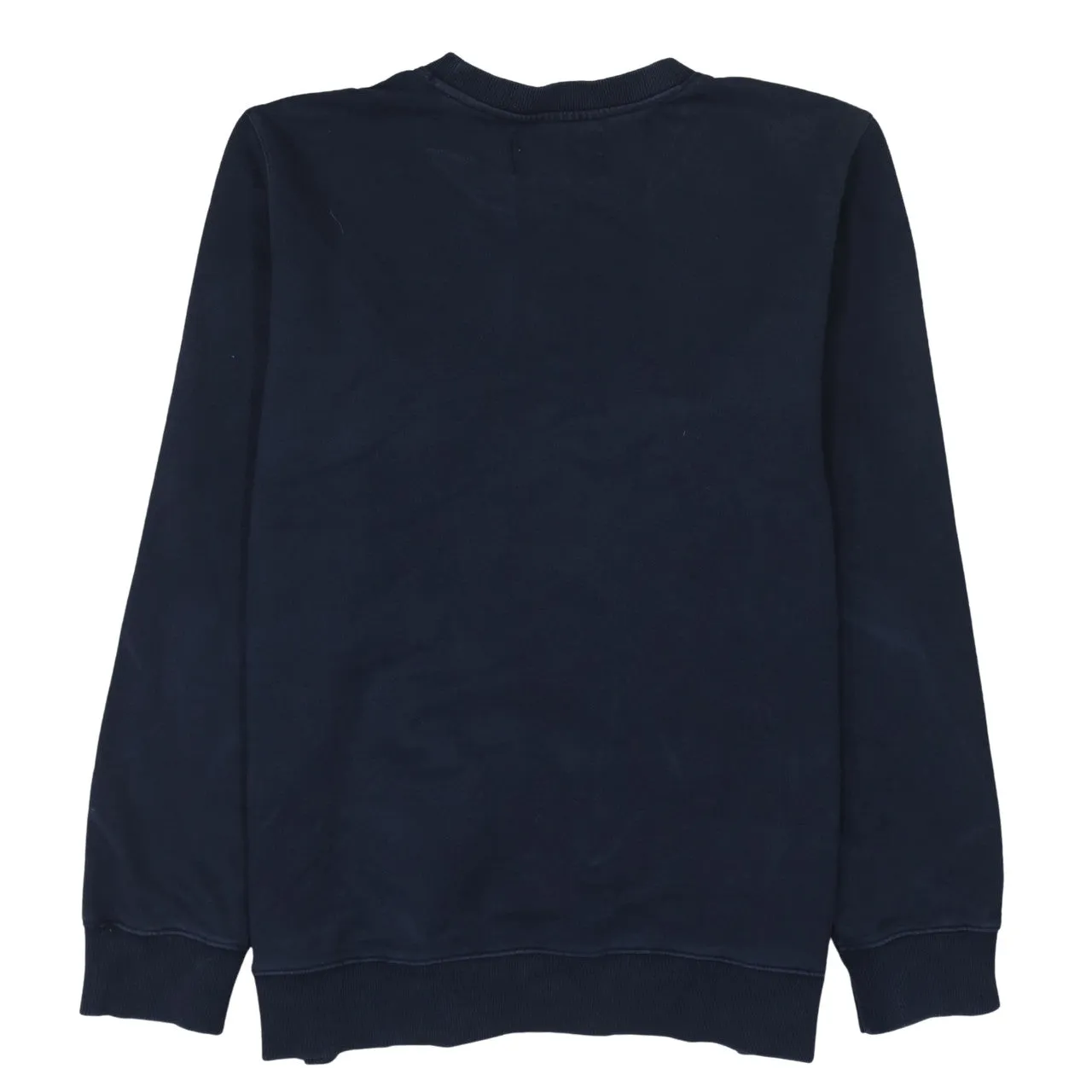 Calvin Klein Navy Blue Sweatshirt Men's XXLarge Printed Logo Crewneck Pullover Top sold by Vintage Club product image thumbnail 2