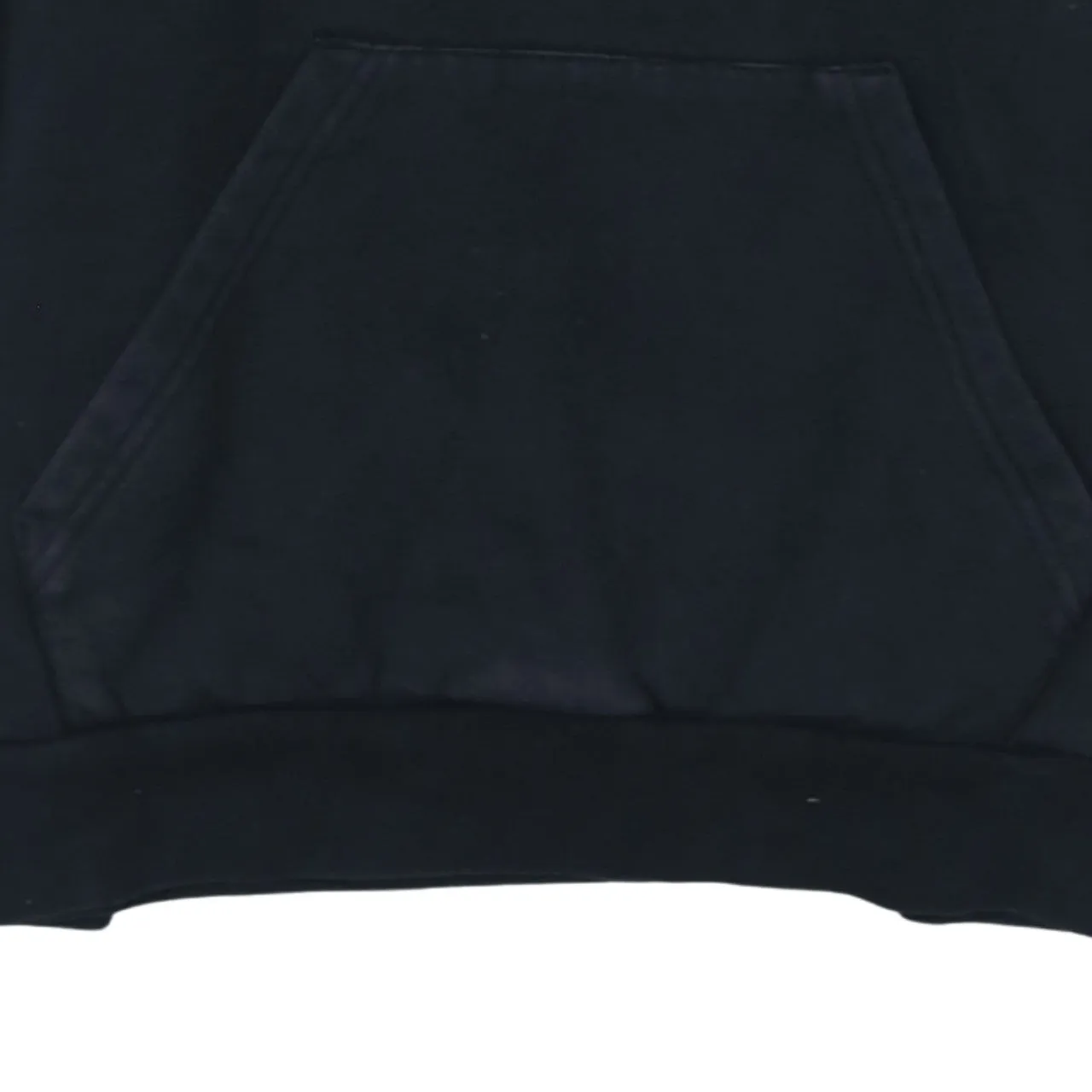 Adidas Black Hoodie Women’s Large Trefoil Embroidered Chest Logo Front Pocket Sweatshirt sold by Vintage Club product image thumbnail 4
