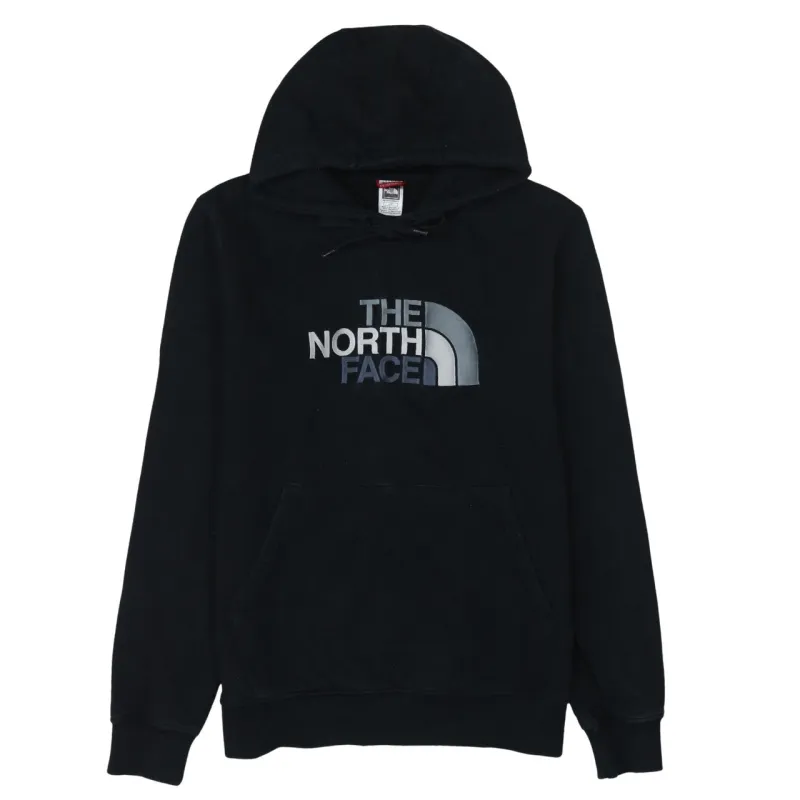 The North Face Black Hoodie Women’s Large Embroidered Chest Logo Front Pocket Pullover Sweatshirt made by The North Face