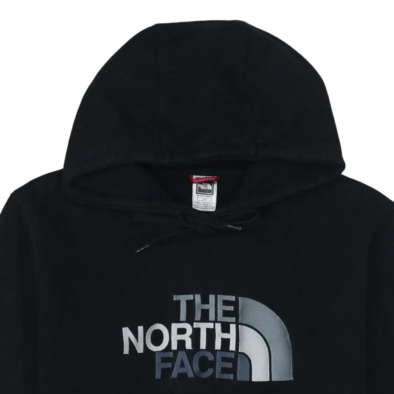 The North Face Black Hoodie Women’s Large Embroidered Chest Logo Front Pocket Pullover Sweatshirt sold by Vintage Club product image thumbnail 3