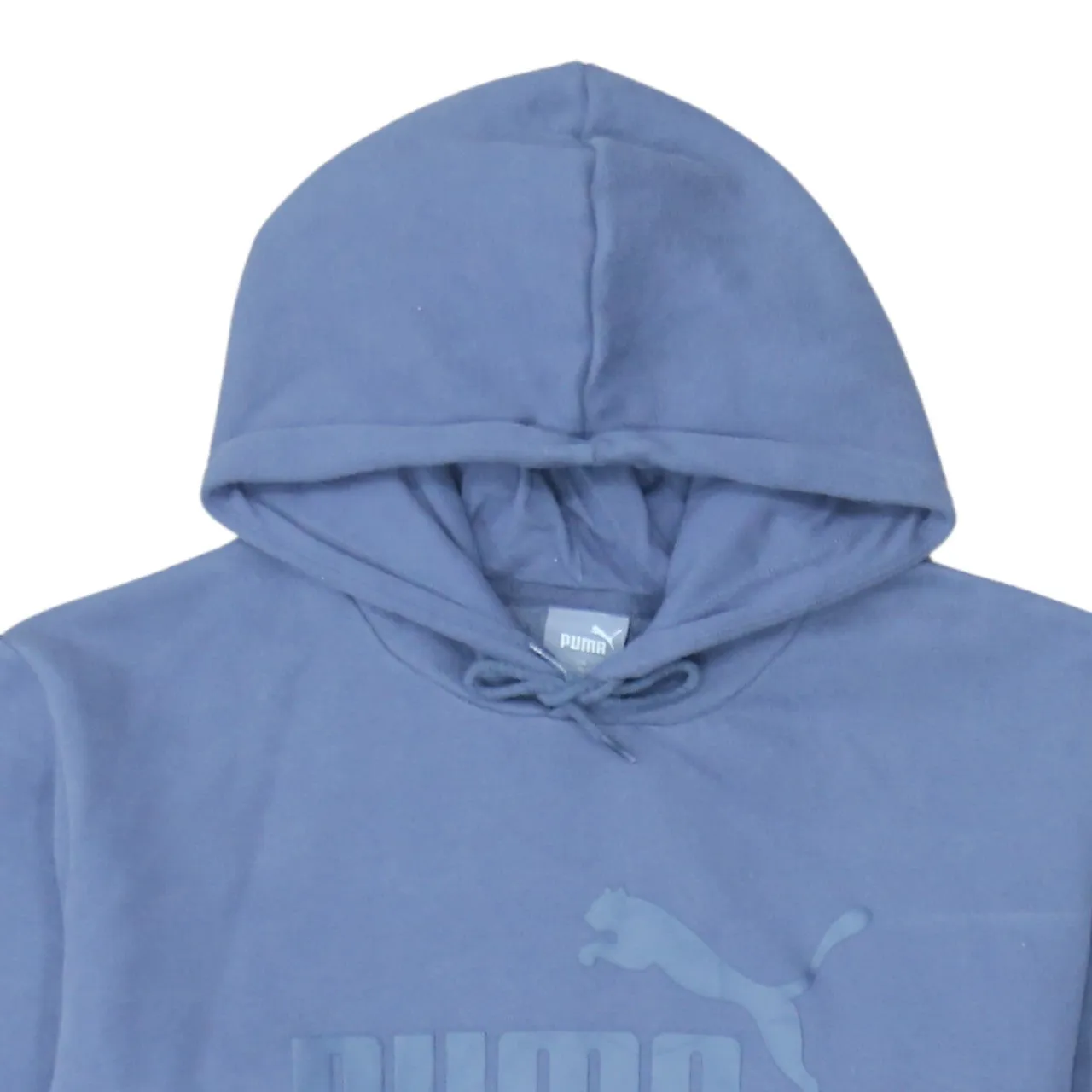 Puma Blue Hoodie Men's XLarge Embossed Logo Front Pocket Pullover Sweatshirt sold by Vintage Club product image thumbnail 3