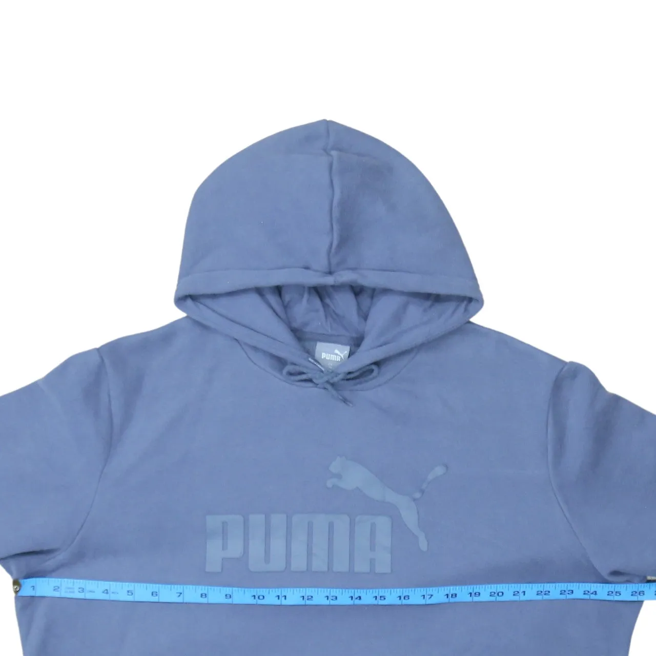 Puma Blue Hoodie Men's XLarge Embossed Logo Front Pocket Pullover Sweatshirt sold by Vintage Club product image thumbnail 5