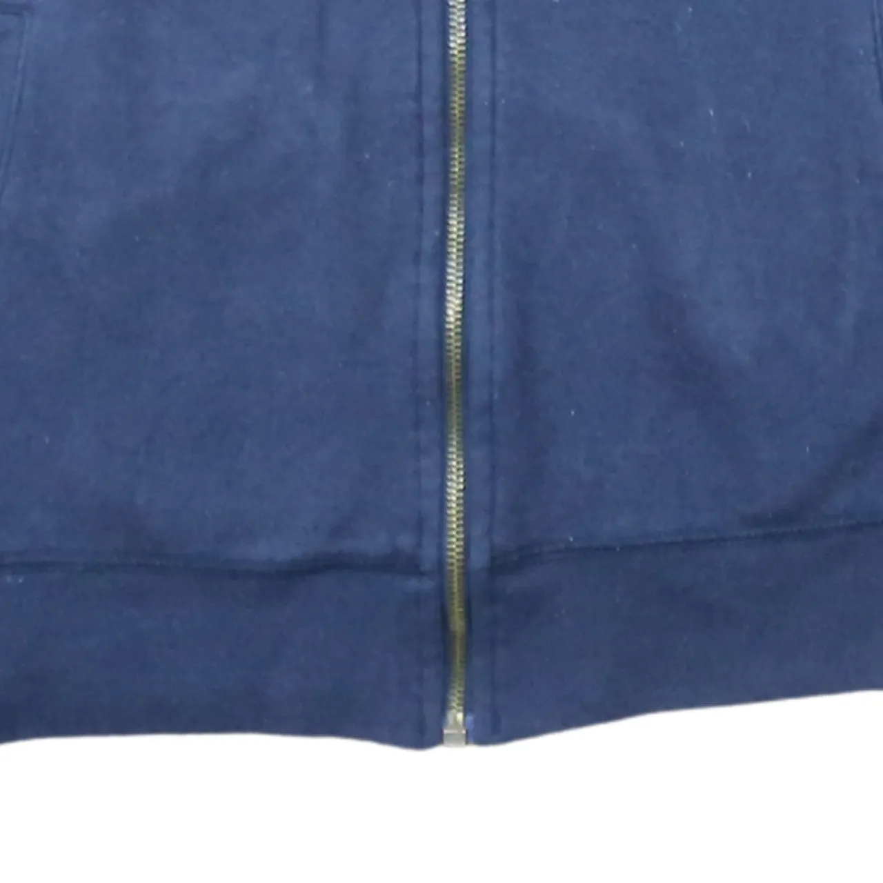 Reebok Navy Blue Full Zip Hoodie Women’s Medium Embroidered Logo Pockets Sweatshirt sold by Vintage Club product image thumbnail 4