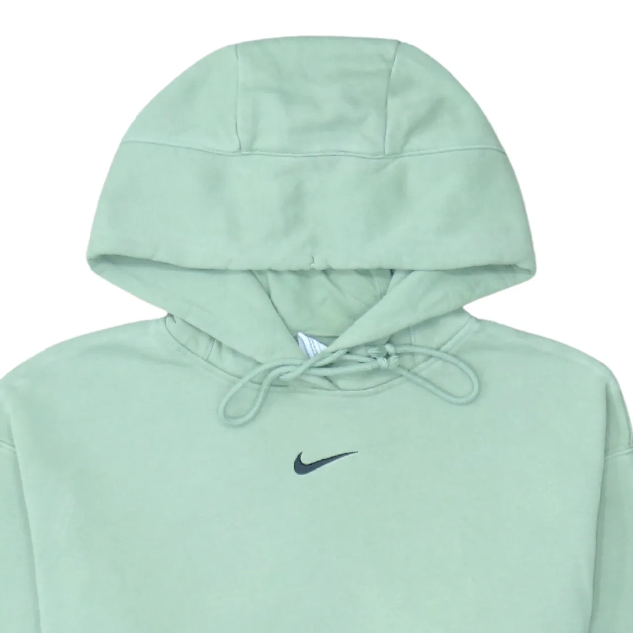 Nike Mint Green Hoodie Women’s Small Embroidered Swoosh Drawstring Hood Pullover Sweatshirt sold by Vintage Club product image thumbnail 3