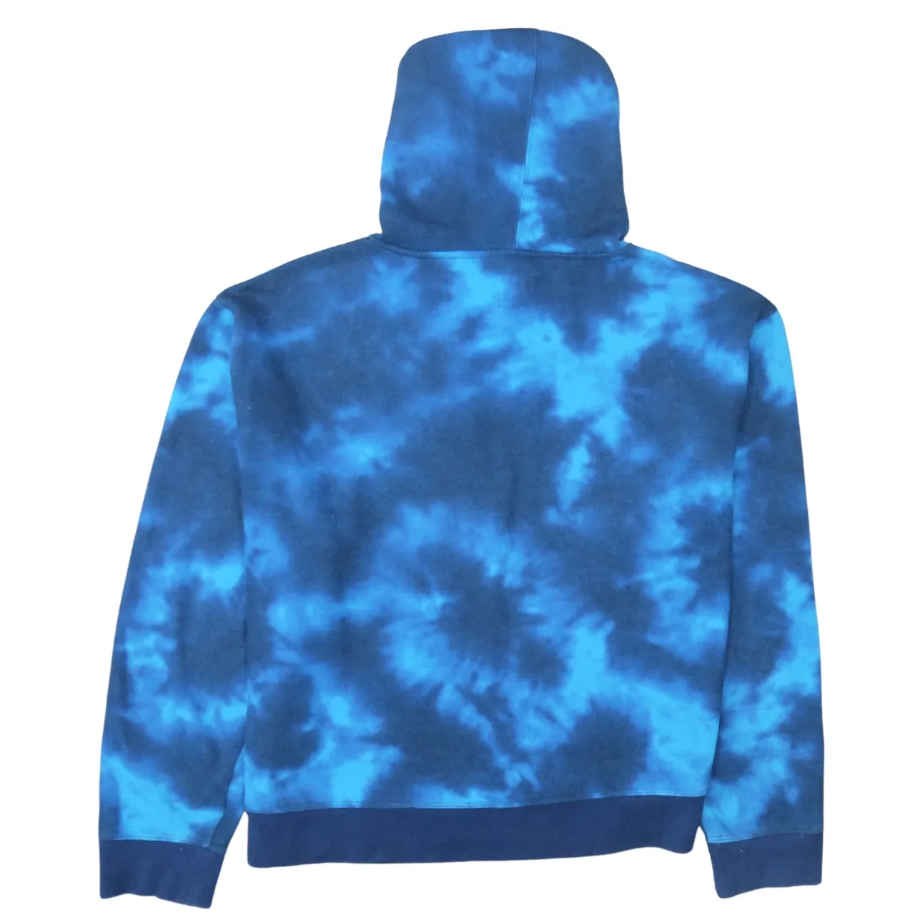 Champion Blue Tie Dye Hoodie Men’s XXL Embroidered Chest Logo Front Pocket Pullover Sweatshirt sold by Vintage Club product image thumbnail 2