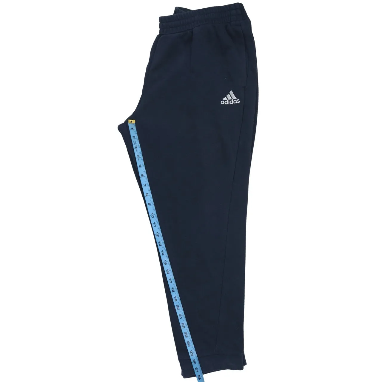 Adidas Navy Blue Joggers Men's XXLarge Elastic Waist Embroidered Logo Cuffed Sweatpants sold by Vintage Club product image thumbnail 5