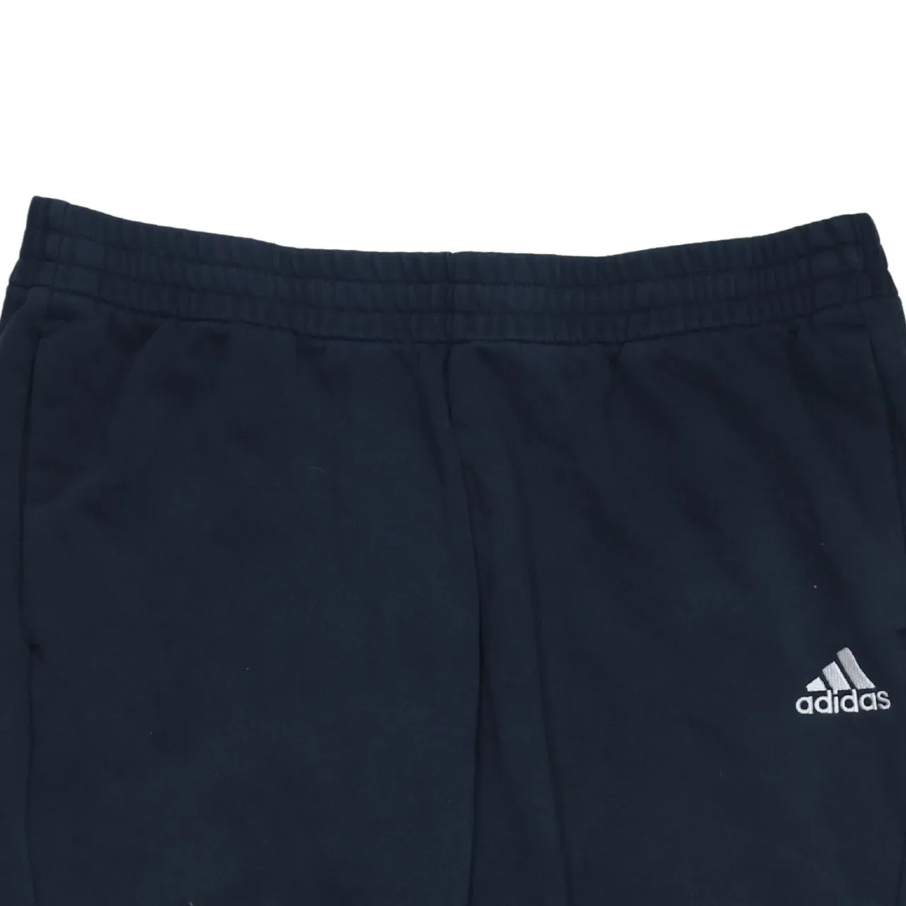 Adidas Navy Blue Joggers Men's XXLarge Elastic Waist Embroidered Logo Cuffed Sweatpants sold by Vintage Club product image thumbnail 3