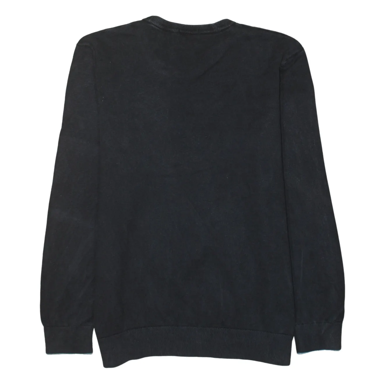 Timberland Black Sweatshirt Men's XXLarge Embroidered Chest Logo Ribbed Crewneck Pullover Jumper sold by Vintage Club product image thumbnail 2