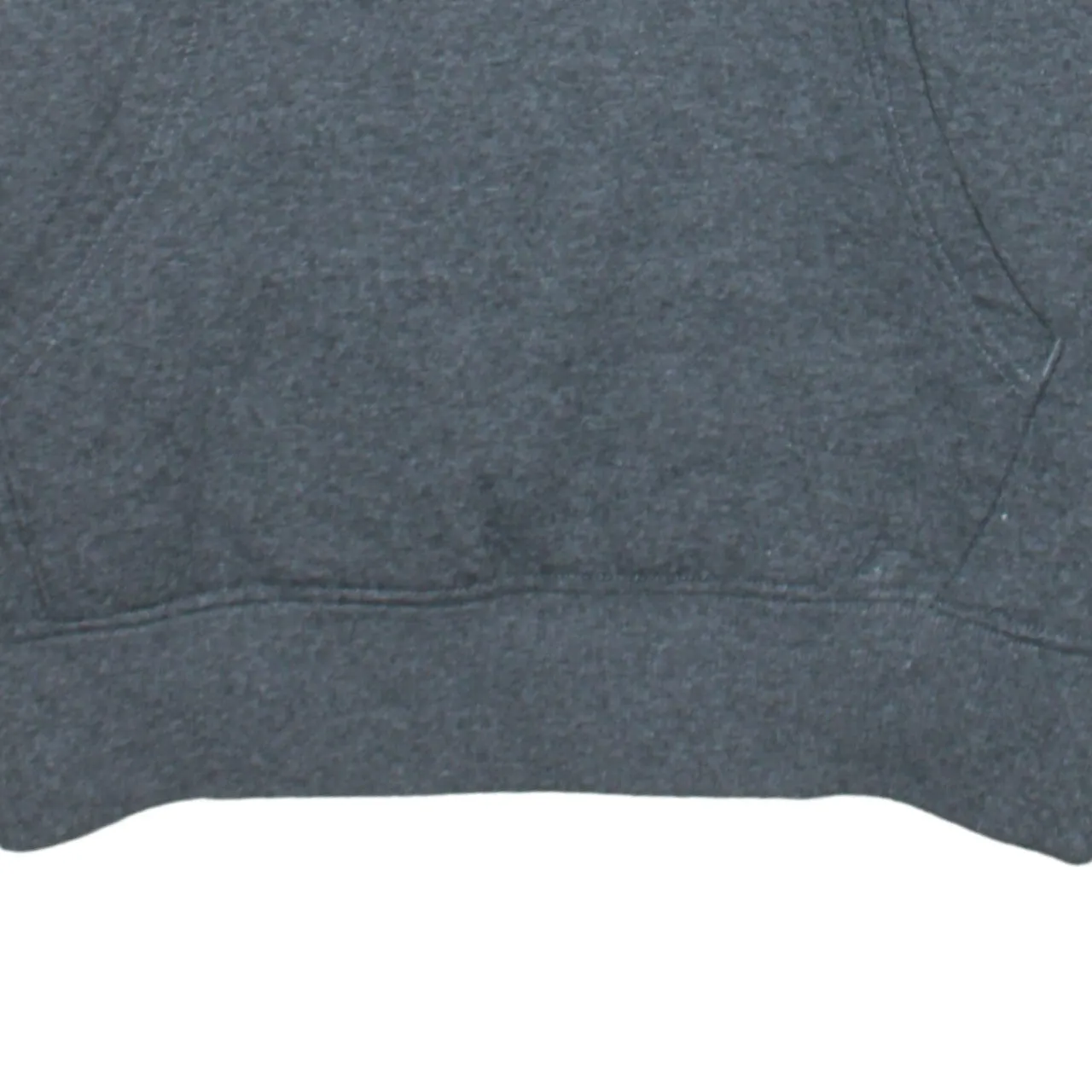 The North Face Dark Grey Hoodie Men's Medium Embroidered Front Logo Fleece Pullover Sweatshirt sold by Vintage Club product image thumbnail 4