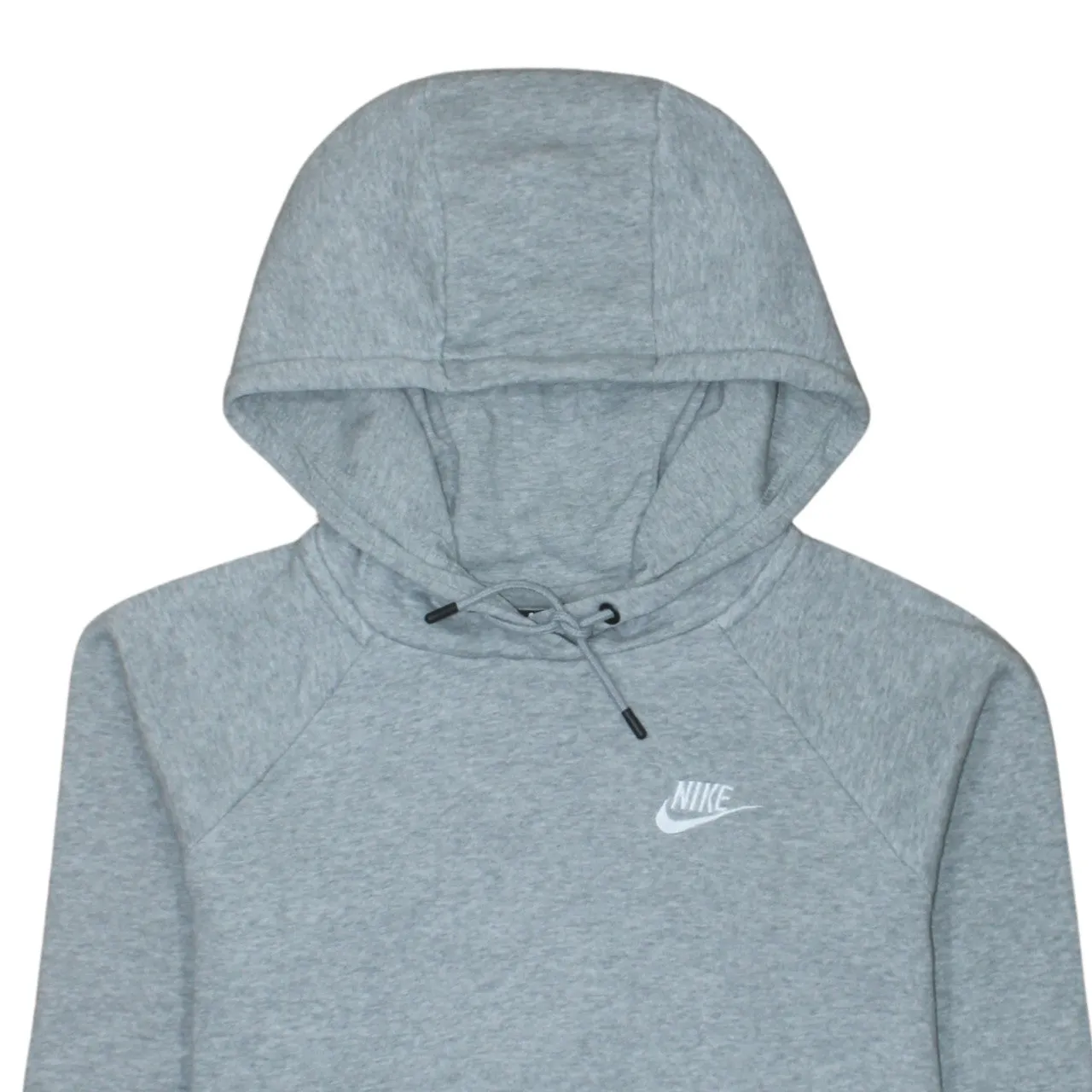 Nike Grey Hoodie Men’s XSmall Embroidered Swoosh Drawstring Hood Front Pocket Sweatshirt sold by Vintage Club product image thumbnail 3