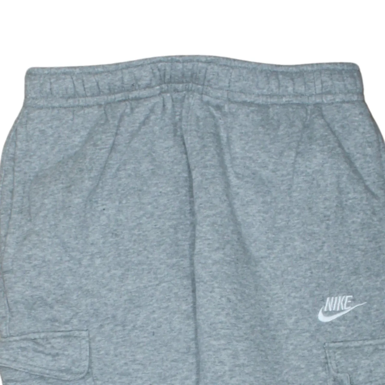 Nike Grey Joggers Sweatpants Men's Small Cargo Pockets Embroidered Swoosh Cuffed Bottoms sold by Vintage Club product image thumbnail 3