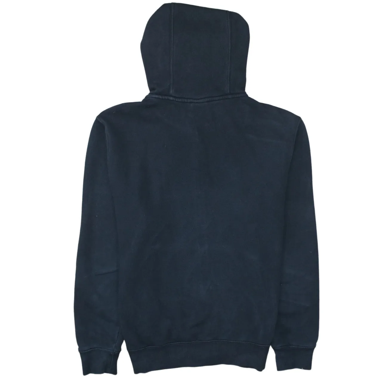 Nike Black Full Zip Hoodie Men's Small Embroidered Swoosh Split Pocket Sweatshirt sold by Vintage Club product image thumbnail 2