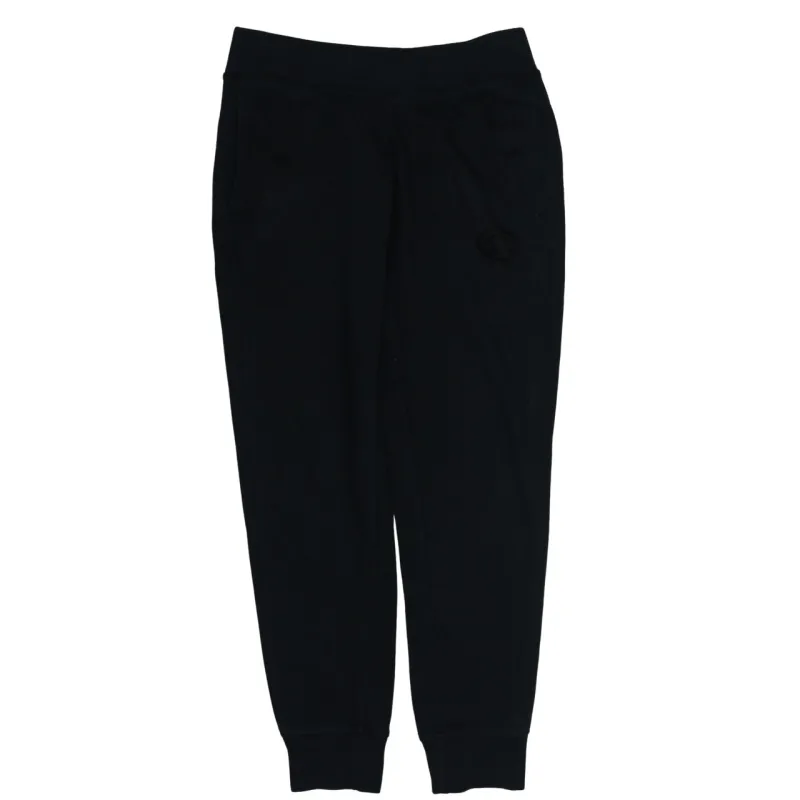 Champion Black Joggers Men’s Small Embroidered C Logo Fleece Cuffed Sweatpants Loungewear sold by Vintage Club