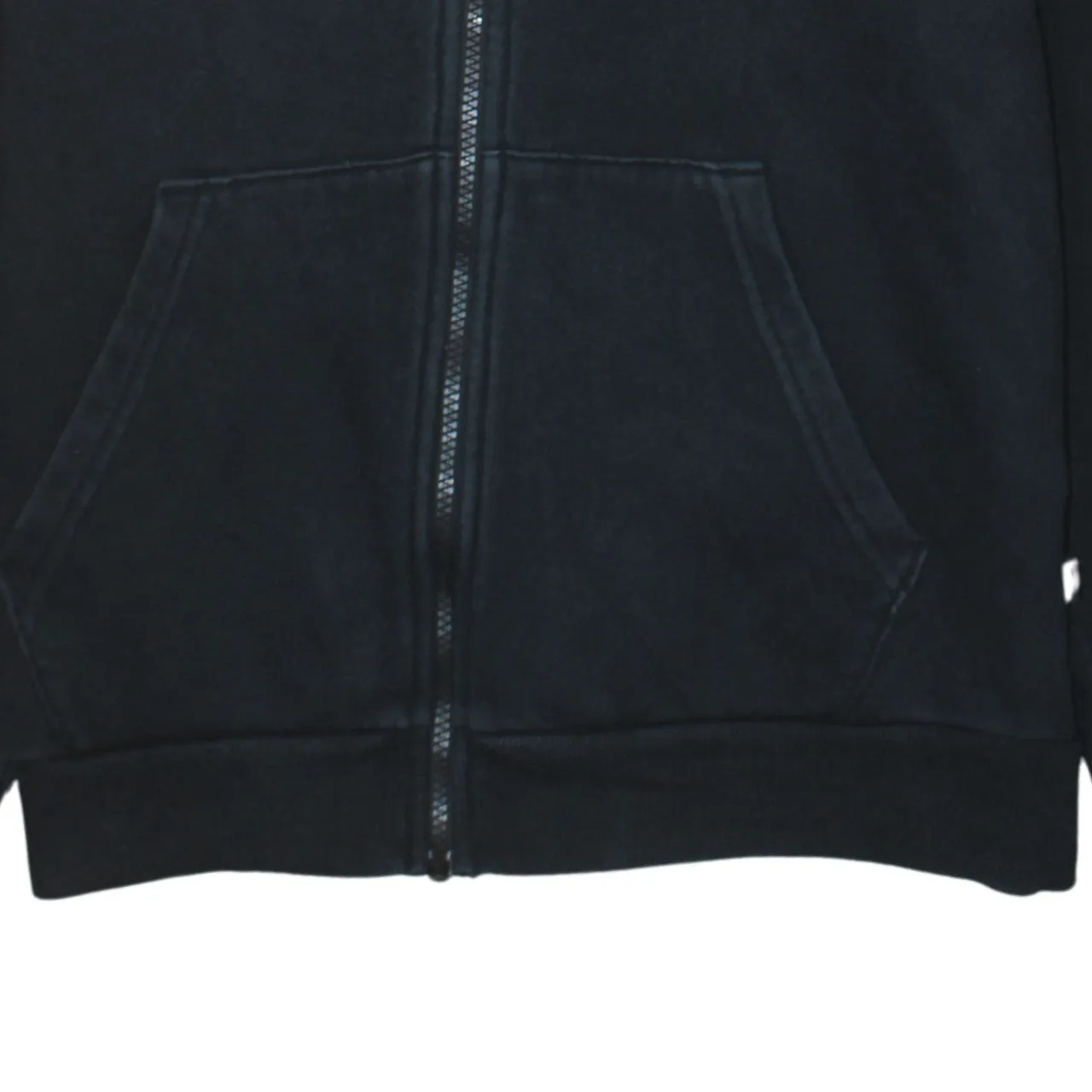 Puma Black Full Zip Sweatshirt Men’s Small Embroidered Chest Logo Tape Sleeve Track Top sold by Vintage Club product image thumbnail 4