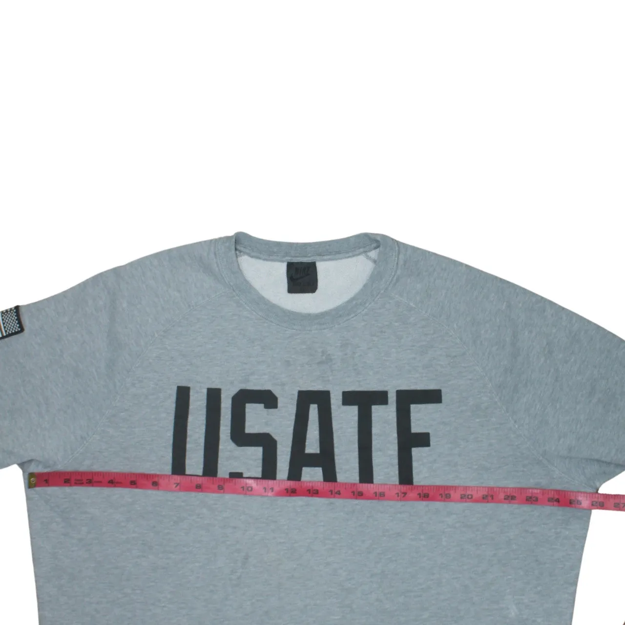 Nike Grey Crewneck Sweatshirt Men's XLarge Printed USATF Logo Sleeve Patch Pullover Top sold by Vintage Club product image thumbnail 5