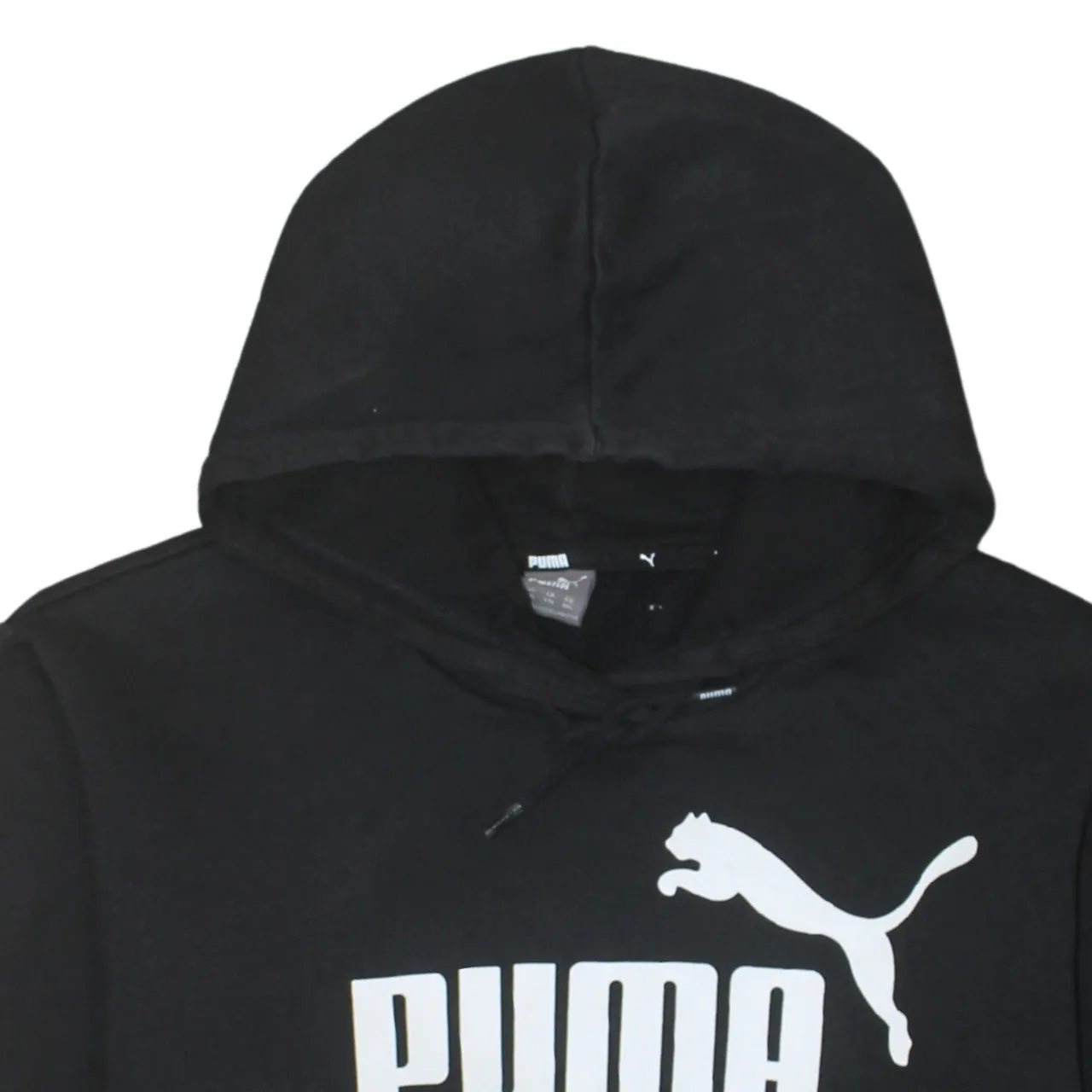 Puma Black Hoodie Men’s XXLarge Printed Logo Front Pocket Fleece Pullover Sweatshirt sold by Vintage Club product image thumbnail 3