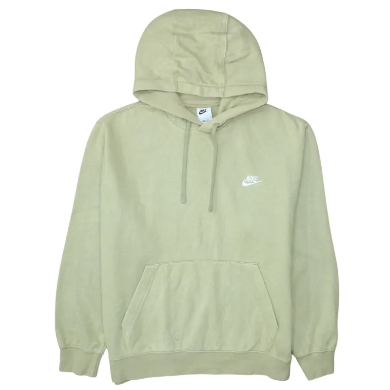 Nike Light Sage Green Hoodie Men’s Large Embroidered Swoosh Pullover Sweatshirt sold by Vintage Club