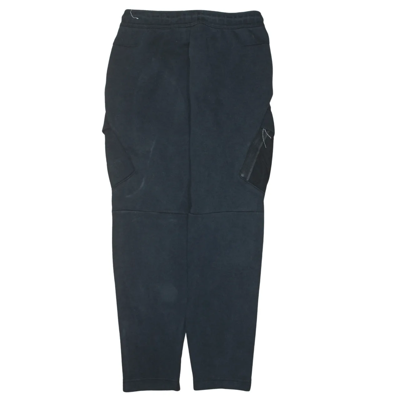 Nike Black Joggers Sweatpants Men's Small Cargo Pockets Elastic Waist Embroidered Logo sold by Vintage Club product image thumbnail 2