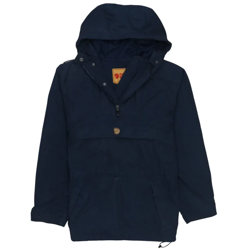 Fjallraven Navy Blue Anorak Jacket Men’s Medium Hooded Half Zip Front Pocket G-1000 Outerwear sold by Vintage Club