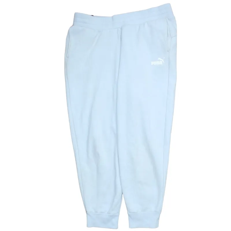 Puma Light Blue Joggers Men’s XLarge Printed Logo Elastic Waist Cuffed Sweatpants sold by Vintage Club