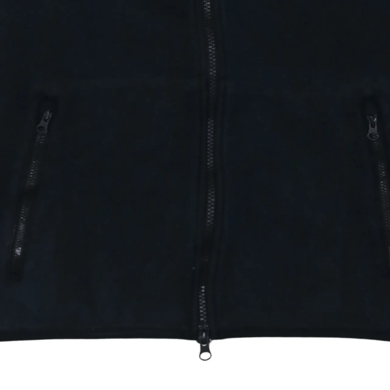 Nike Black Full Zip Hoodie Women’s Medium Embroidered Swoosh Zip Pockets Fleece Jacket sold by Vintage Club product image thumbnail 4