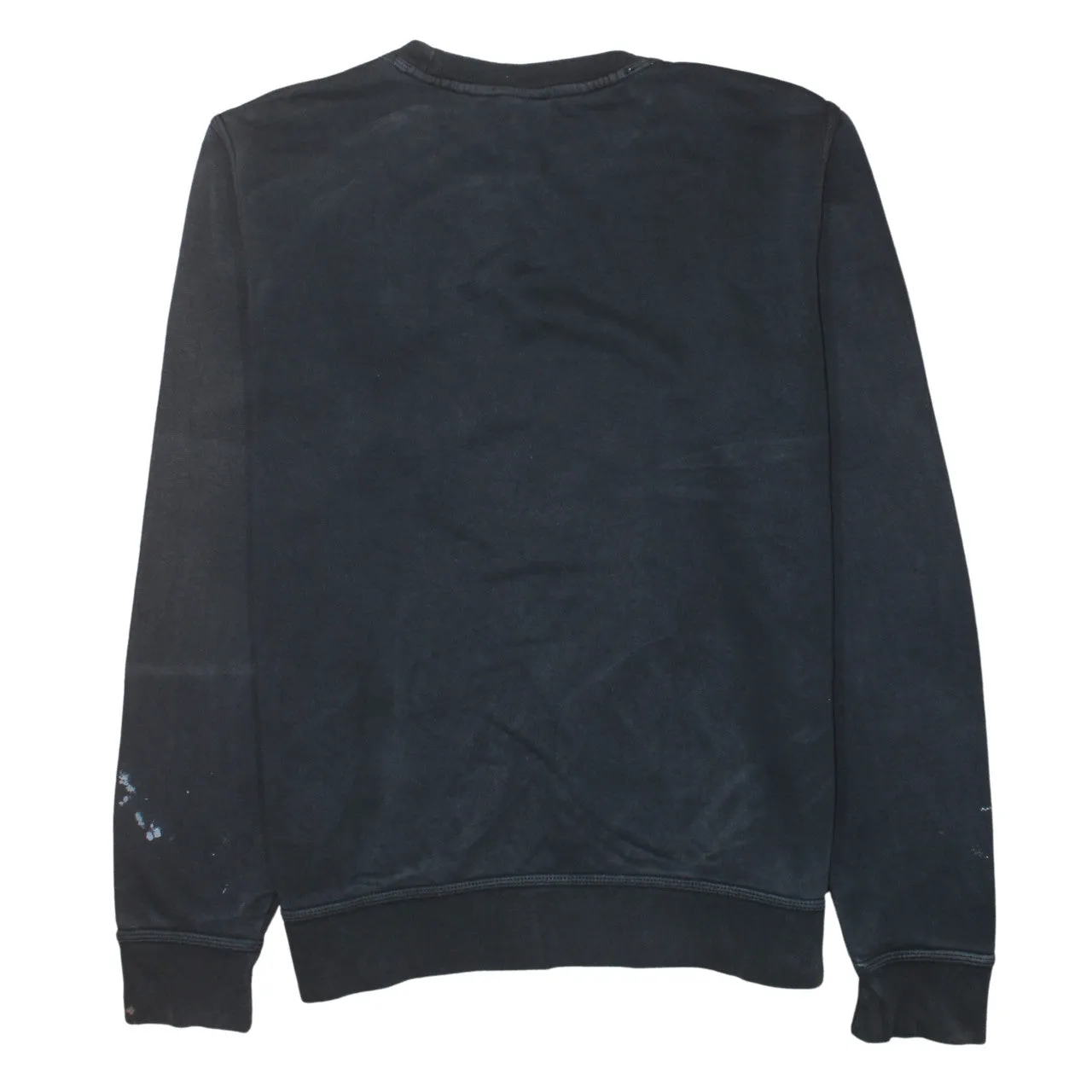 Nike Black Sweatshirt Men's Large Embroidered Swoosh Logo Crewneck Pullover Fleece Top sold by Vintage Club product image thumbnail 2