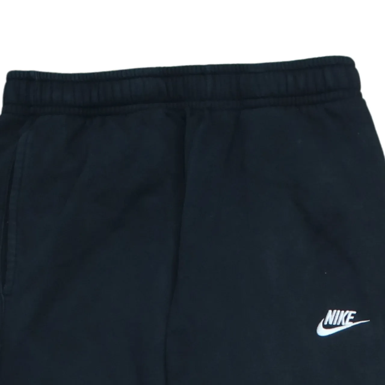 Nike Black Joggers Sweatpants Men's Small Embroidered Swoosh Elastic Waist Cuffed Legs Loungewear sold by Vintage Club product image thumbnail 3