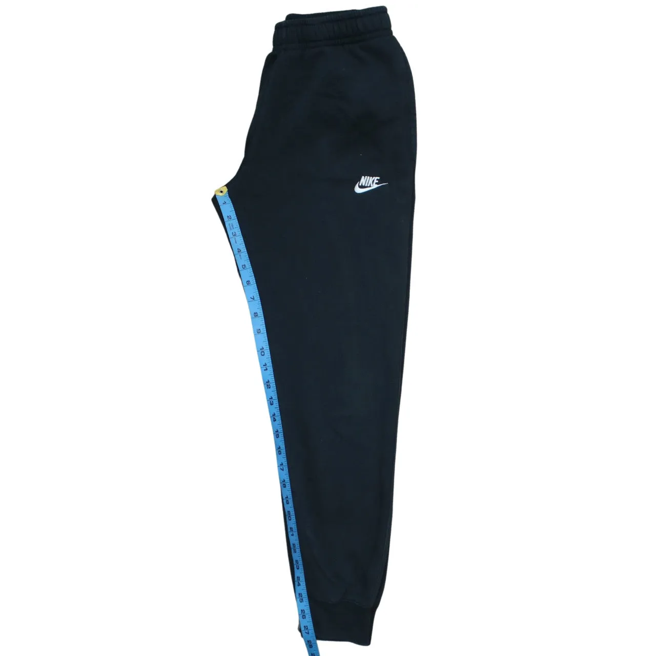 Nike Black Joggers Sweatpants Men's Small Embroidered Swoosh Elastic Waist Cuffed Legs Loungewear sold by Vintage Club product image thumbnail 5