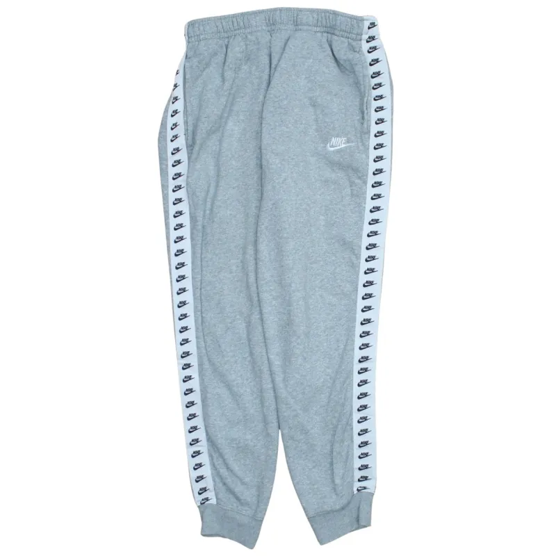 Nike Grey Joggers Sweatpants Men’s Medium Side Logo Tape Embroidered Swoosh Loungewear sold by Vintage Club