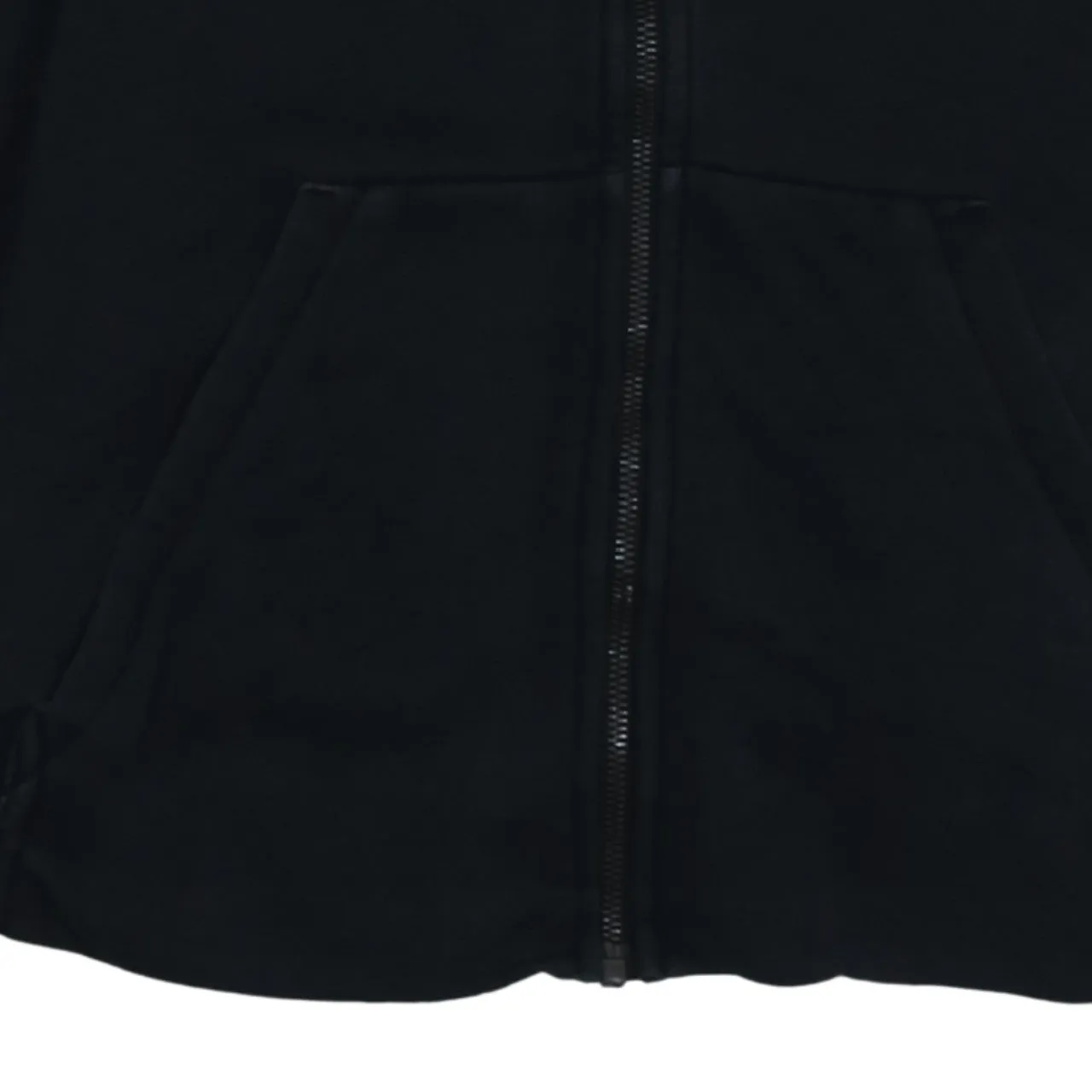 Adidas Black Hoodie Women’s Medium Full Zip Sleeve Logo Pocket Hooded Sweatshirt sold by Vintage Club product image thumbnail 4