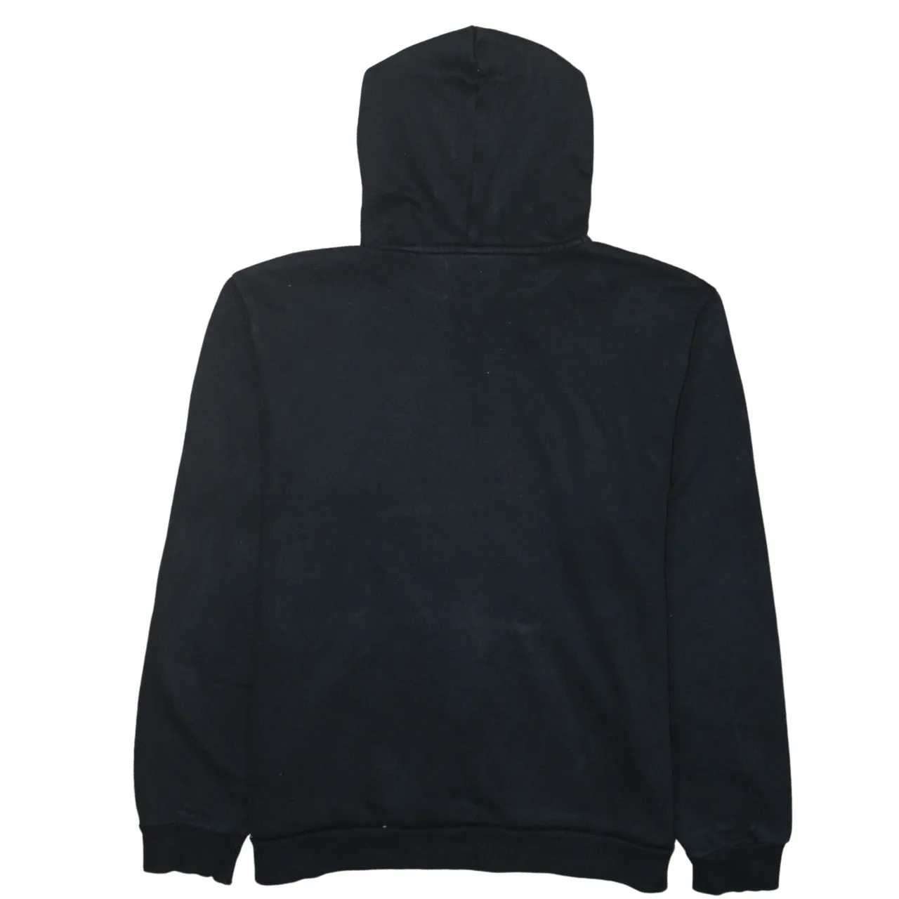 Puma Black Hoodie Women’s Large Printed Big Logo Front Pocket Pullover Sweatshirt sold by Vintage Club product image thumbnail 2