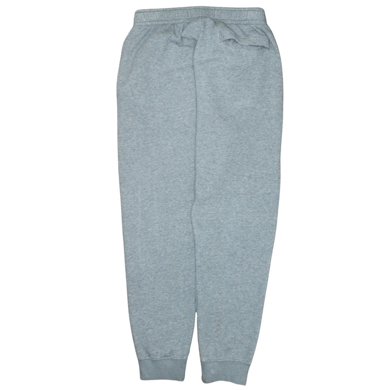 Nike Grey Joggers Men’s Medium Embroidered Swoosh Logo Cuffed Fleece Sweatpants sold by Vintage Club product image thumbnail 2