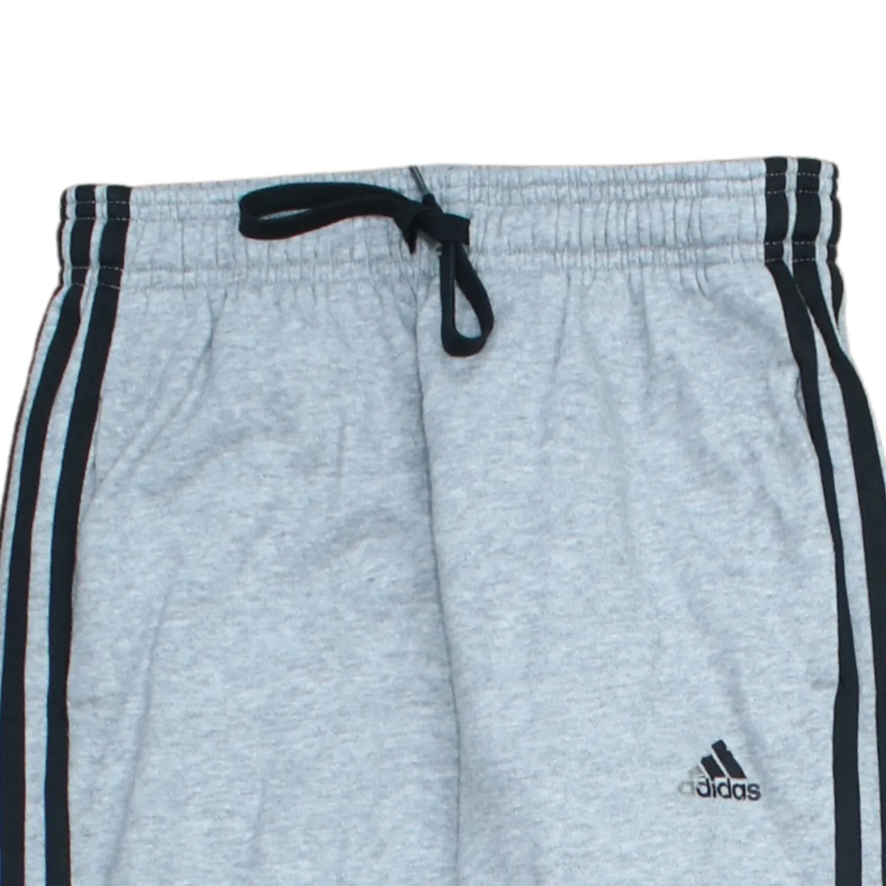 Adidas Light Grey Joggers Women’s Large Three Stripe Leg Embroidered Logo Sweatpants sold by Vintage Club product image thumbnail 3