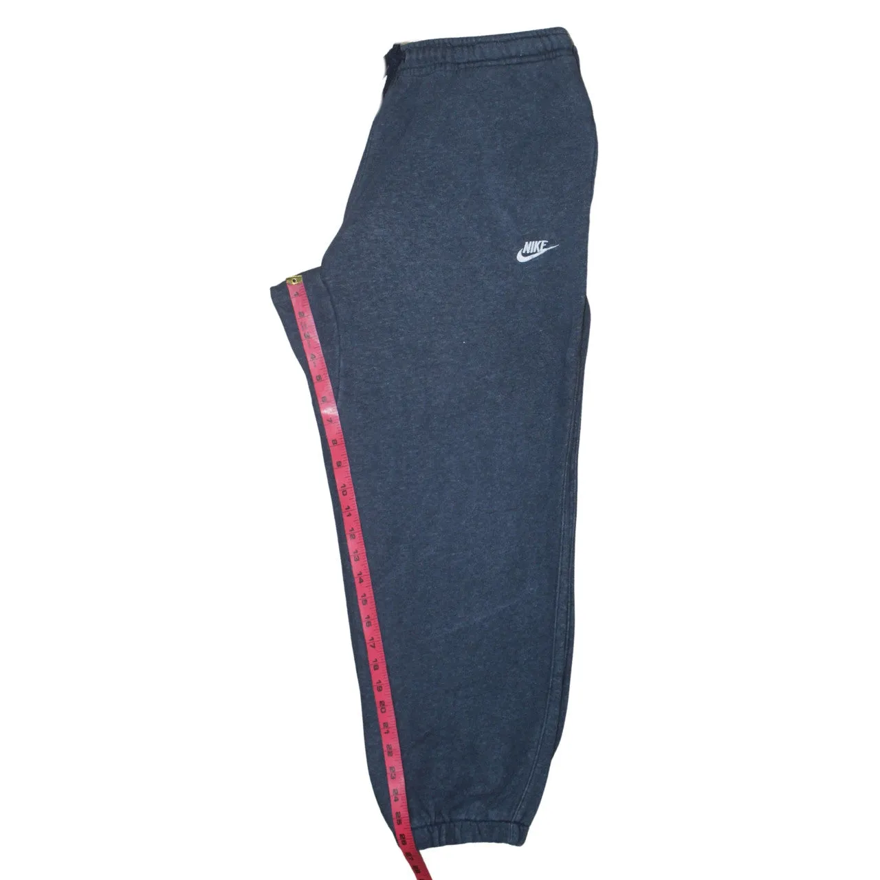 Nike Navy Blue Joggers Men’s XXLarge Embroidered Swoosh Elastic Cuffs Fleece Sweatpants sold by Vintage Club product image thumbnail 5