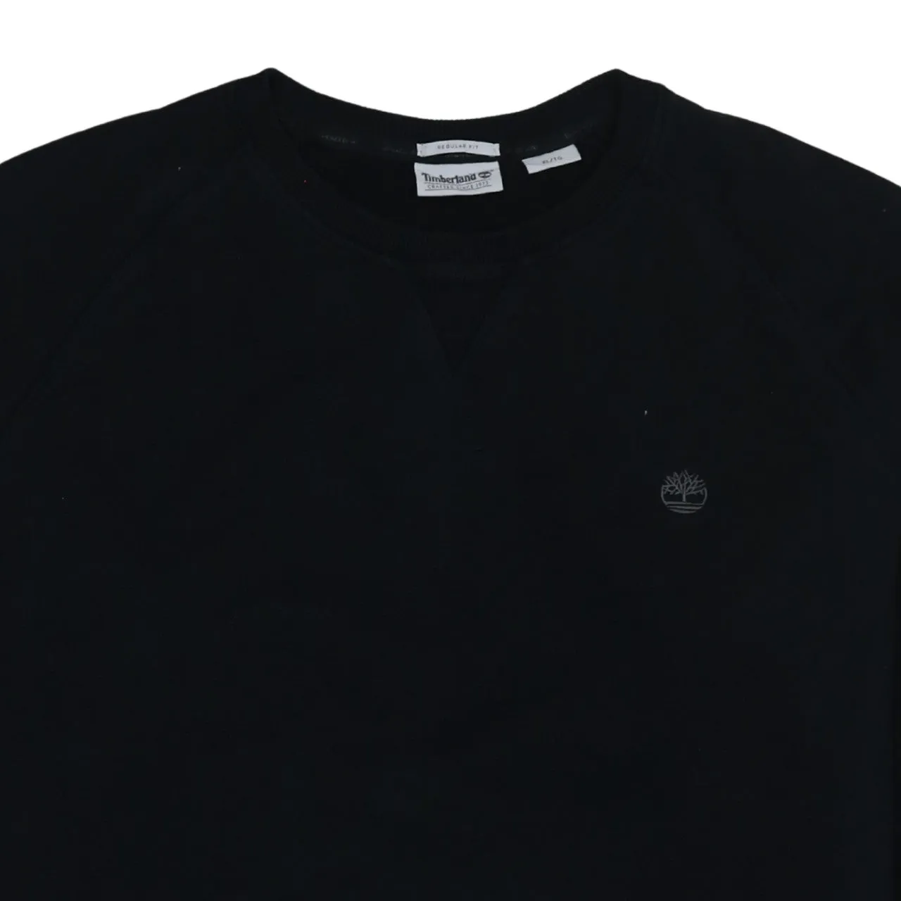 Timberland Black Sweatshirt Men's XLarge Embroidered Chest Logo Crewneck Pullover Jumper sold by Vintage Club product image thumbnail 3