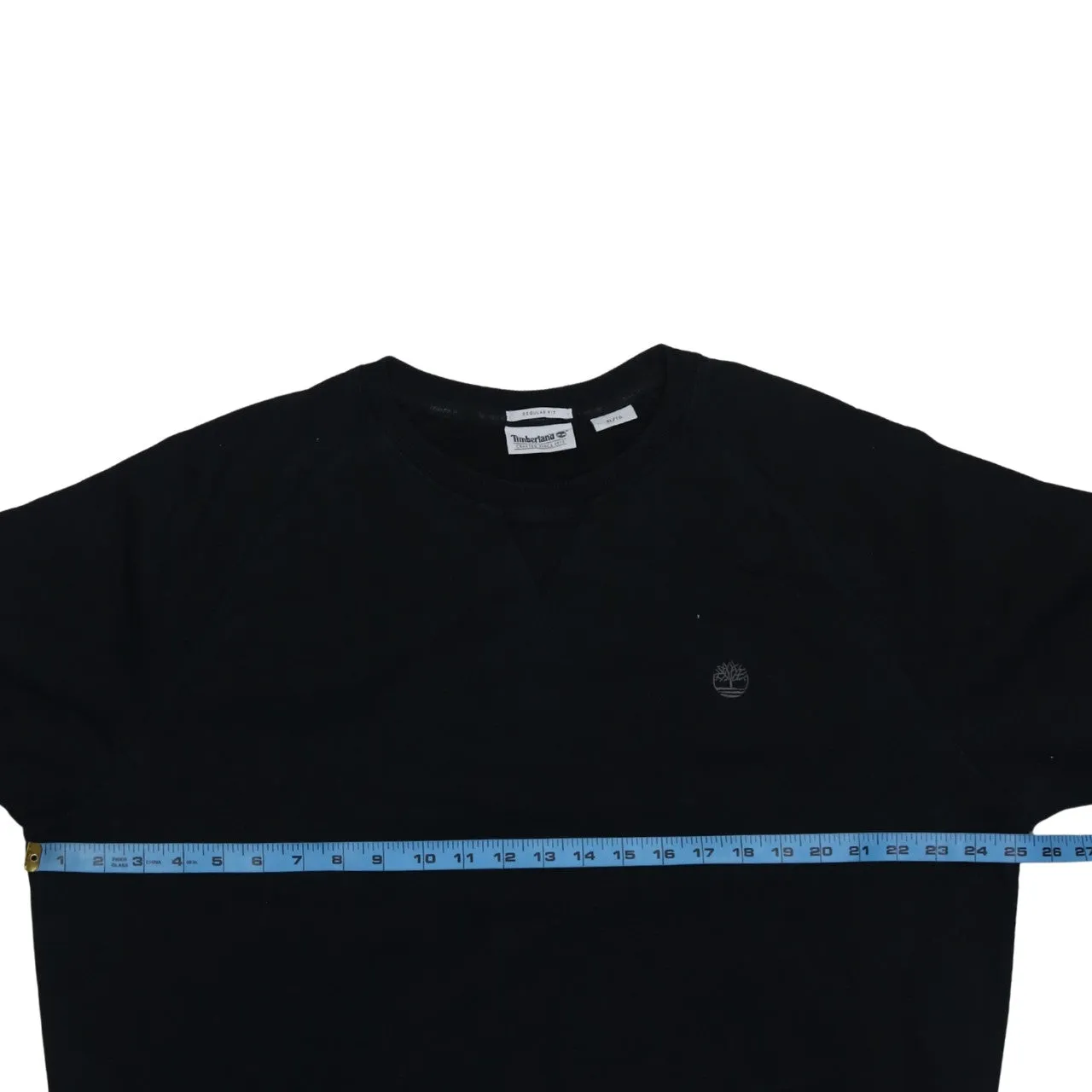 Timberland Black Sweatshirt Men's XLarge Embroidered Chest Logo Crewneck Pullover Jumper sold by Vintage Club product image thumbnail 5