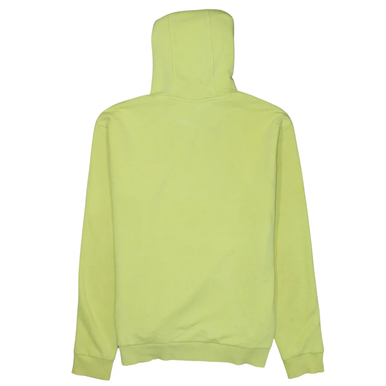 Fila Light Yellow Hoodie Women’s Large Embroidered Chest Logo Front Pocket Pullover Sweatshirt sold by Vintage Club product image thumbnail 2
