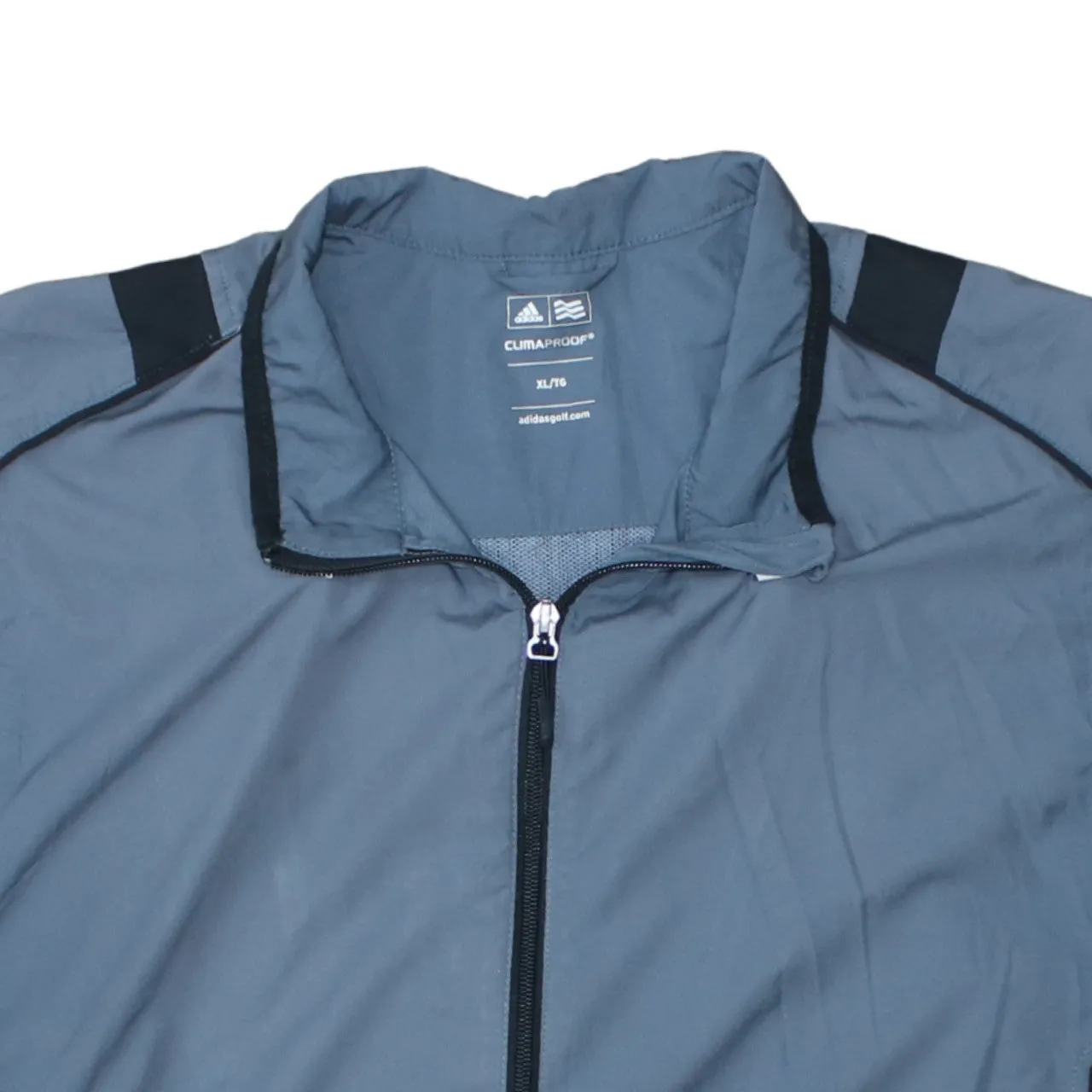 Adidas Grey Gilet Women’s XLarge Full Zip Three Stripe Back Logo Zip Pockets Vest sold by Vintage Club product image thumbnail 3