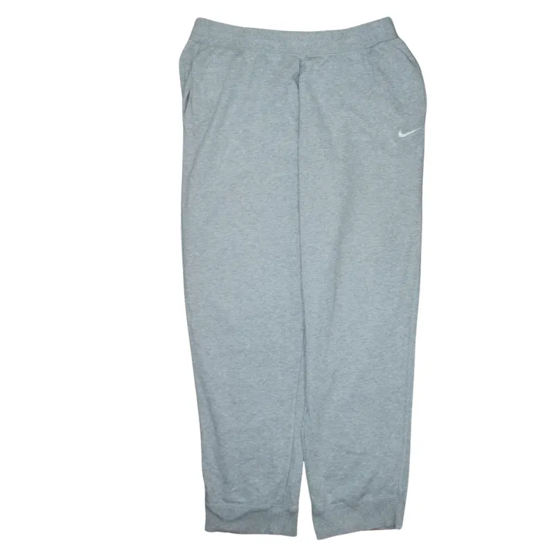 Nike Grey Joggers Men’s XXLarge Embroidered Swoosh Elastic Waist Cuffed Sweatpants sold by Vintage Club