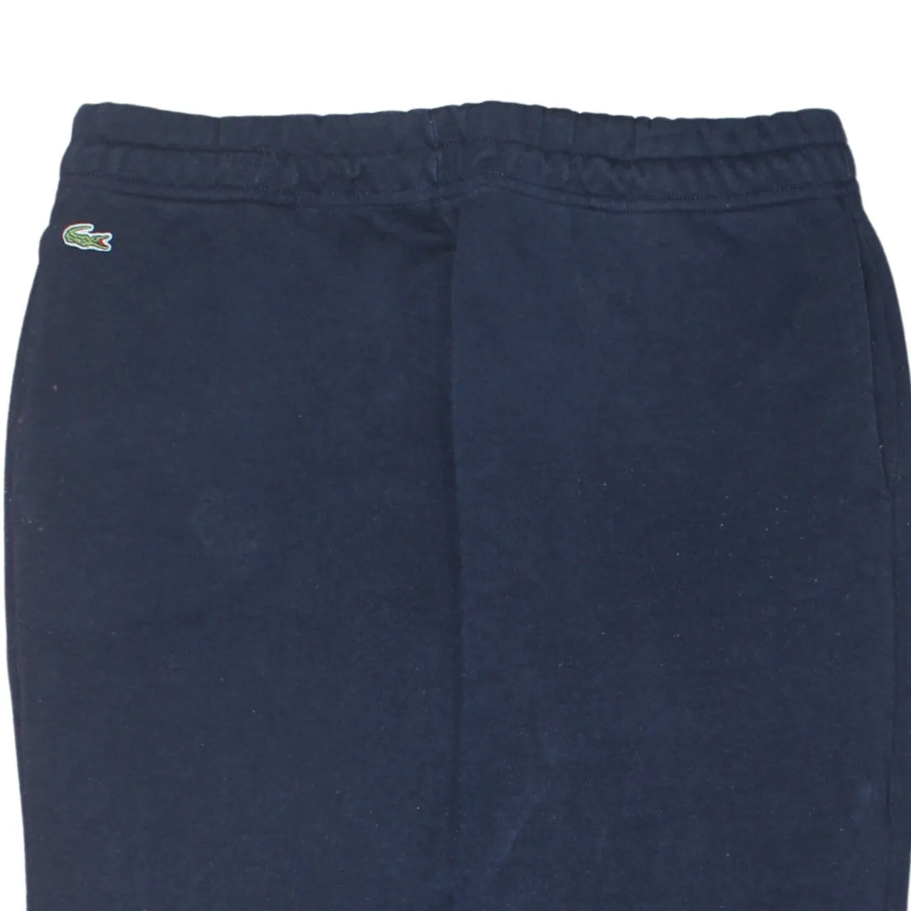Lacoste Navy Blue Joggers Men’s 34 Elastic Waist Cuffed Hem Small Croc Logo Sweatpants sold by Vintage Club product image thumbnail 3