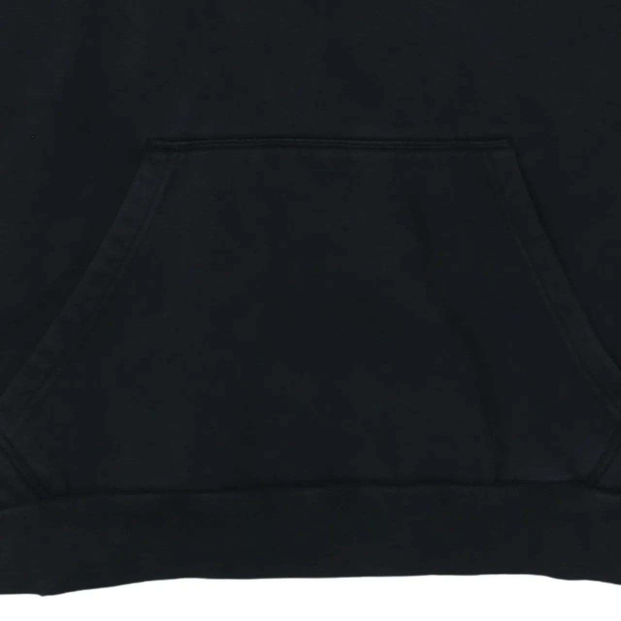 Adidas Black Hoodie Men’s Medium Embroidered Logo Contrast Piping Front Pocket Sweatshirt sold by Vintage Club product image thumbnail 4