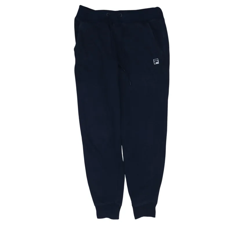 Fila Navy Blue Joggers Men’s Small Embroidered Logo Drawstring Waist Cuffed Sweatpants made by Fila
