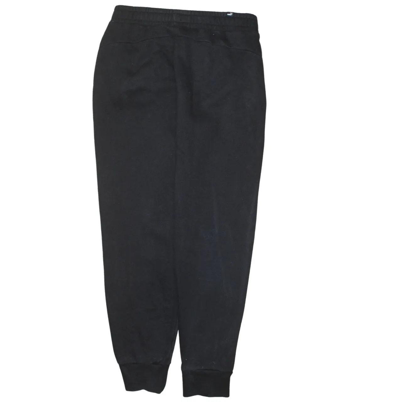 Puma Black Joggers Men’s Medium Printed Logo Elastic Waist Cuffed Hem Sweatpants sold by Vintage Club product image thumbnail 2