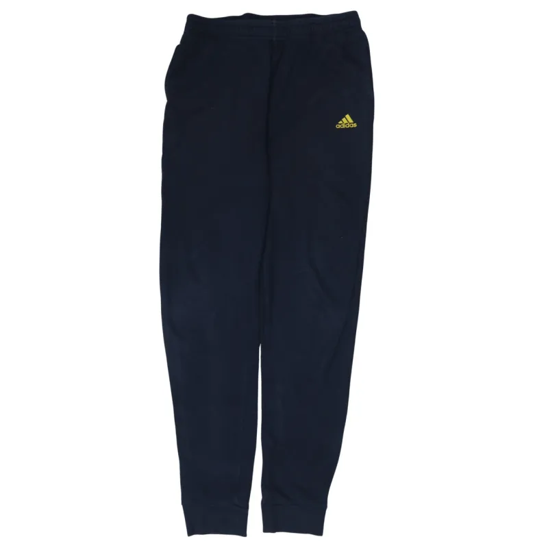 Adidas Navy Joggers Women’s XLarge Embroidered Logo Elastic Waist Cuffed Sweatpants made by Adidas