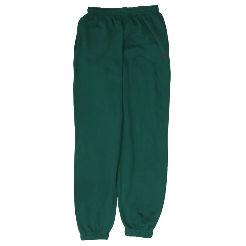 Fred Perry Dark Green Joggers Sweatpants Men's Medium Embroidered Laurel Logo Elasticated Cuffs sold by Vintage Club